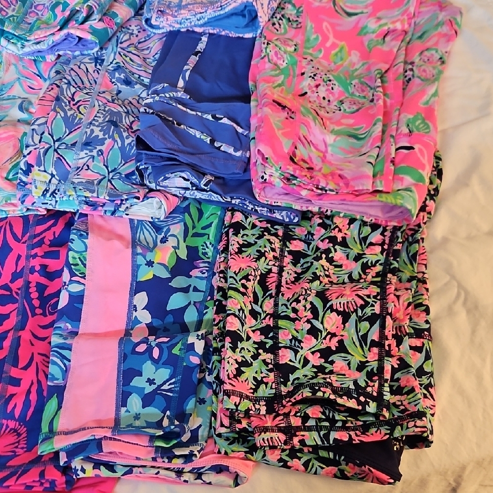 Lilly Pulitzer Luxletic Navy and Pink Activewear - Picture 3 of 6